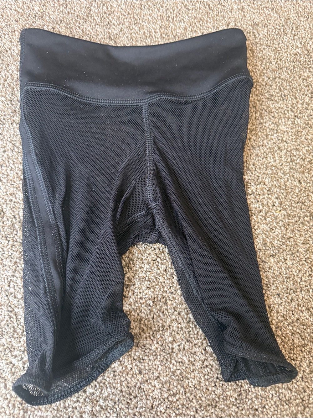 Kids Black Mesh Leggings - Active Comfort